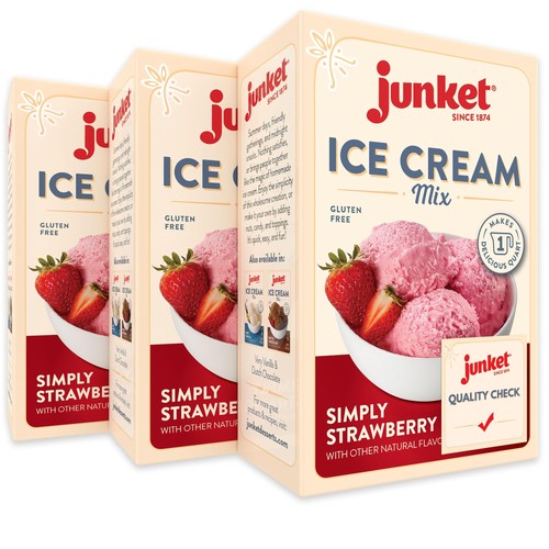 Ice cream mix makes quarts - ice, mix: