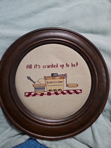 Vintage needlepoint wall art - wall,