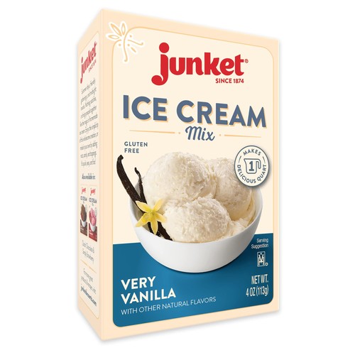 Junket ice cream mix - cream, very