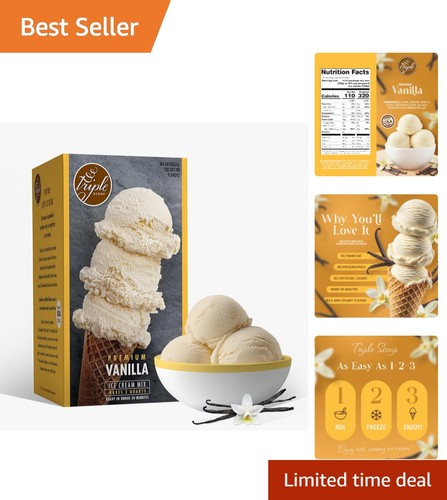 Natural vanilla ice cream mix - vanilla,