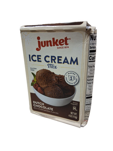 Junket chocolate ice cream mix - chocolate,